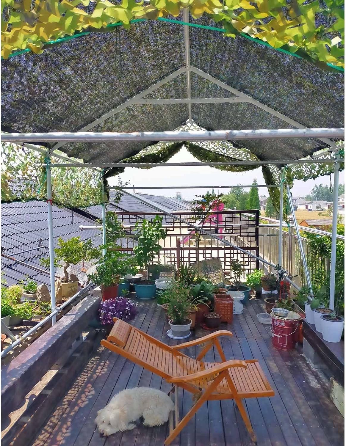Shade Net, Greenhouse Shade Netting, Mesh Breathable Shade Cloth, Outdoor Plant/Furniture Protective Cover, Customizable Black Sunscreen Mesh, Various Sizes,6x10m(20 * 33ft)