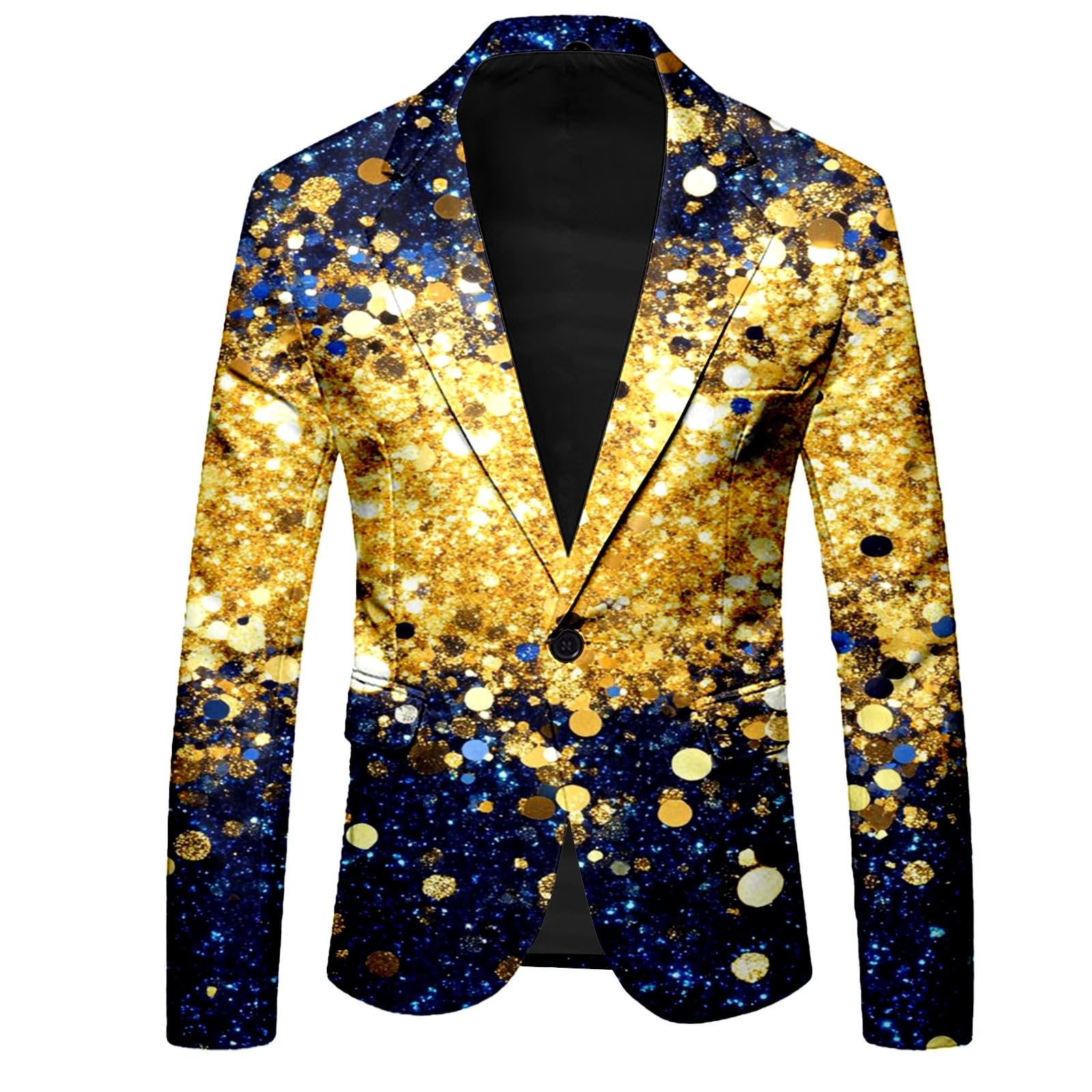 Générique Elegante giacca da sera con stampa dal design contemporaneo e alla moda che distingue vestibilità comoda leggera e versatile, ideale per eventi speciali e celebrazioni
