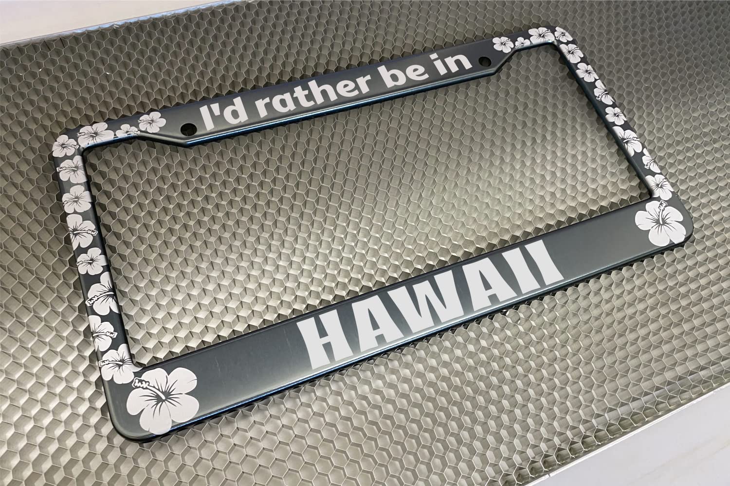 Hawaiianischer Stil Hibiskusblume Tropisches Design Sonderedition Custom Eloxiert - Bild 28 von 32