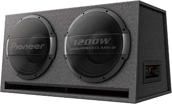 Pioneer Speaker TS-WX1220AH 12 inches x 2 Powered Subwoofer Carrozzeria
