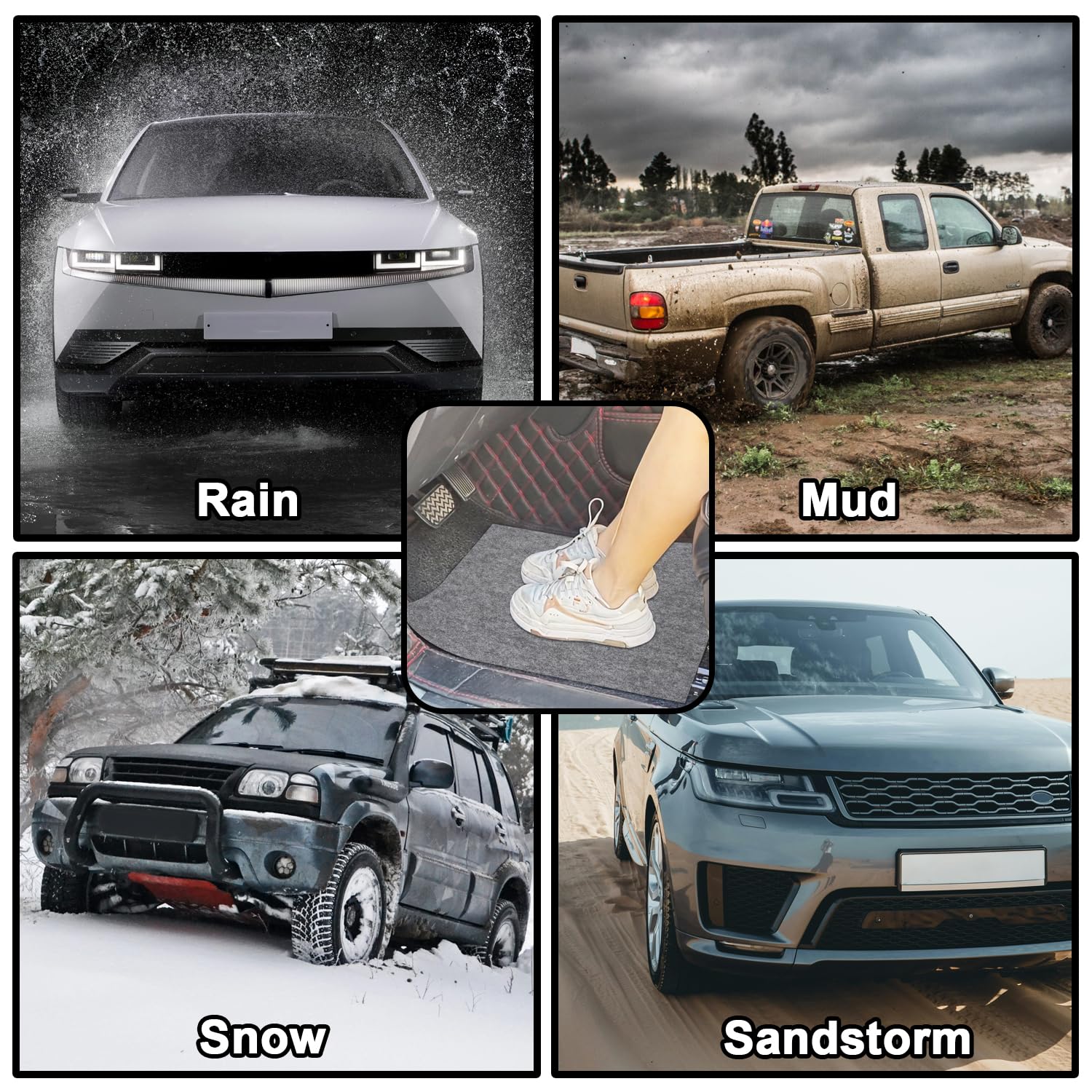 RUENXG 20-Pack Disposable Car Floor Mats 19 6 15 7 Inch Leak-Proof Heavy Duty Non-Woven Fabric for Car — view 6