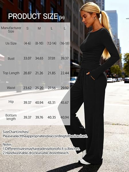 Set felpa da donna a maniche lunghe, scollo rotondo, crop top, gamba larga, casual, set da salotto - 5