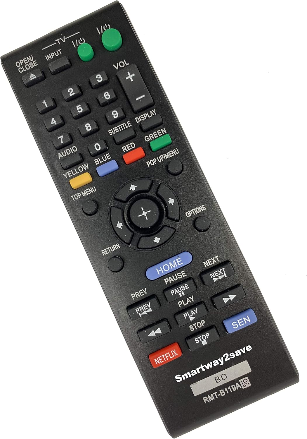 Discount 70% Replacement Sony RMT-B119A BLU-RAY Player Remote Control. Discount 70% Replacement Sony RMT-B119A BLU-RAY Player Remote Control.