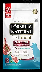 Ração Para Cães Fresh Meat Sensitive Porte Médio E Grande 12kg Fórmula Natural