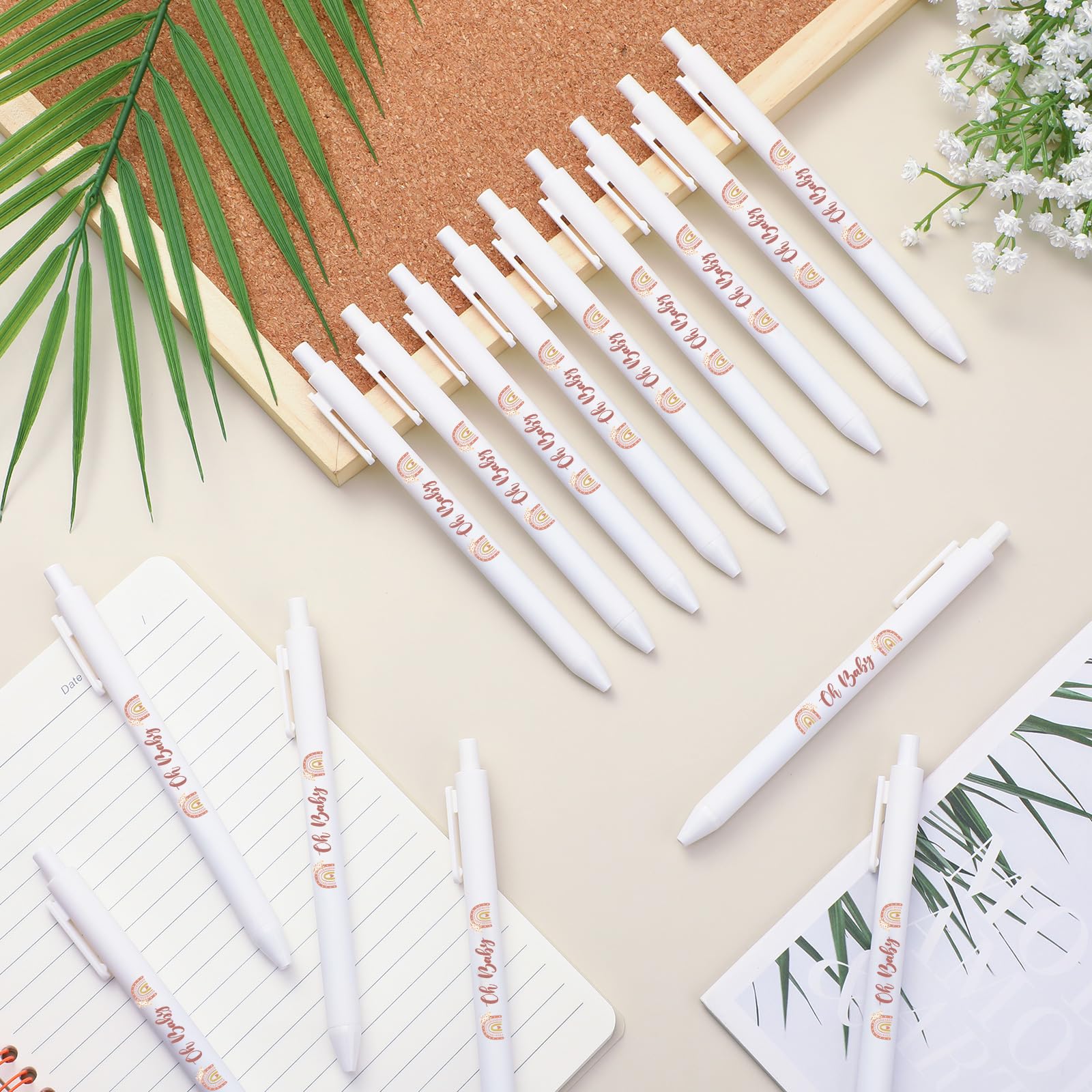 Ireer 36 Stück Boho-Thema, Babyparty-Stifte, Geschenke, Großpackung Partygeschenke für Gäste, Spiele, neutrales Geschlecht, Gastgeschenke, Babypartys, Preise, Souvenirs, Geschenktüten, Füllzubehör