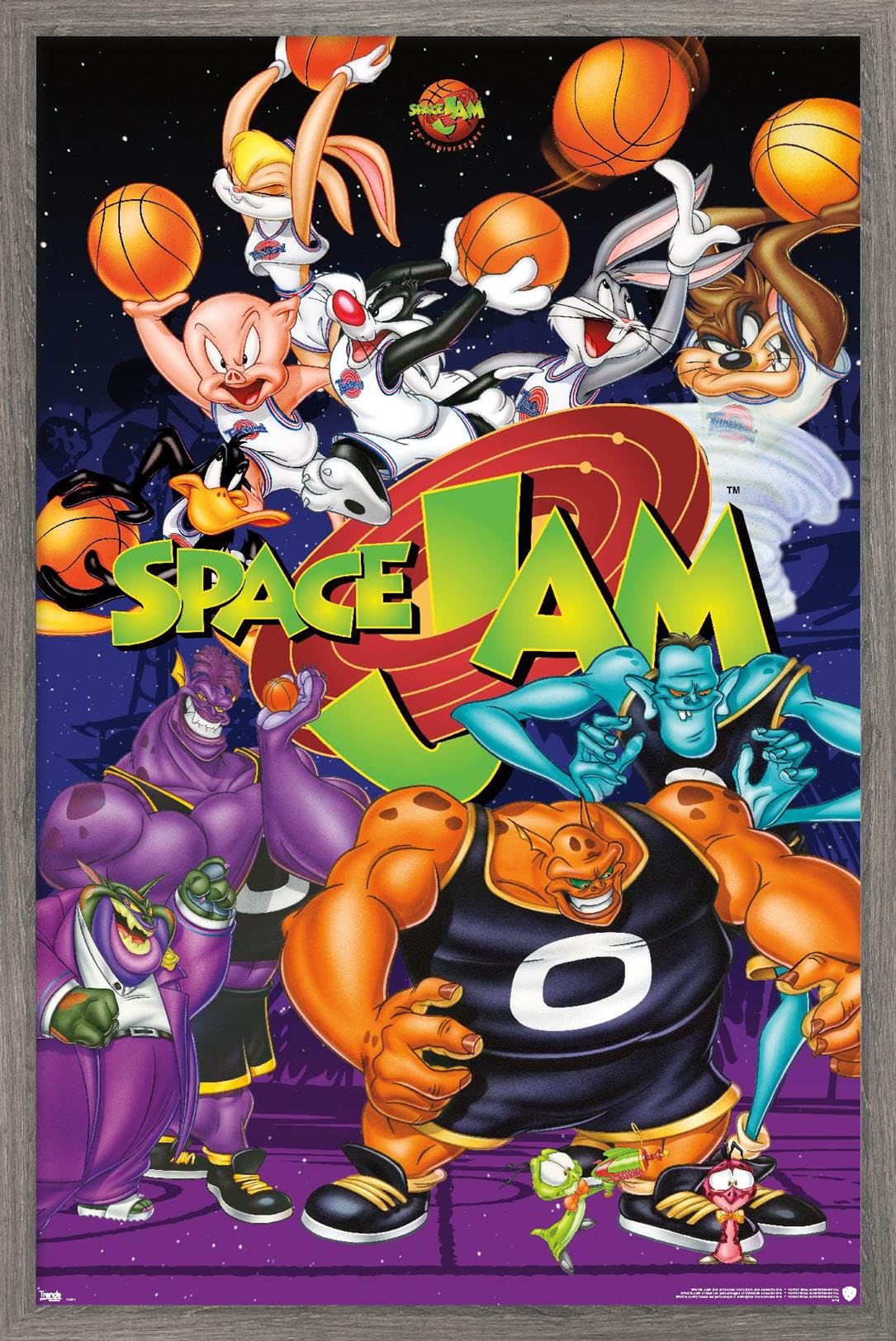 GREENCLUBS ワーナー・ブラザースLOONEY TUNES 風よけ Amazon.com: Trends International Looney Tunes: Space Jam - Collage