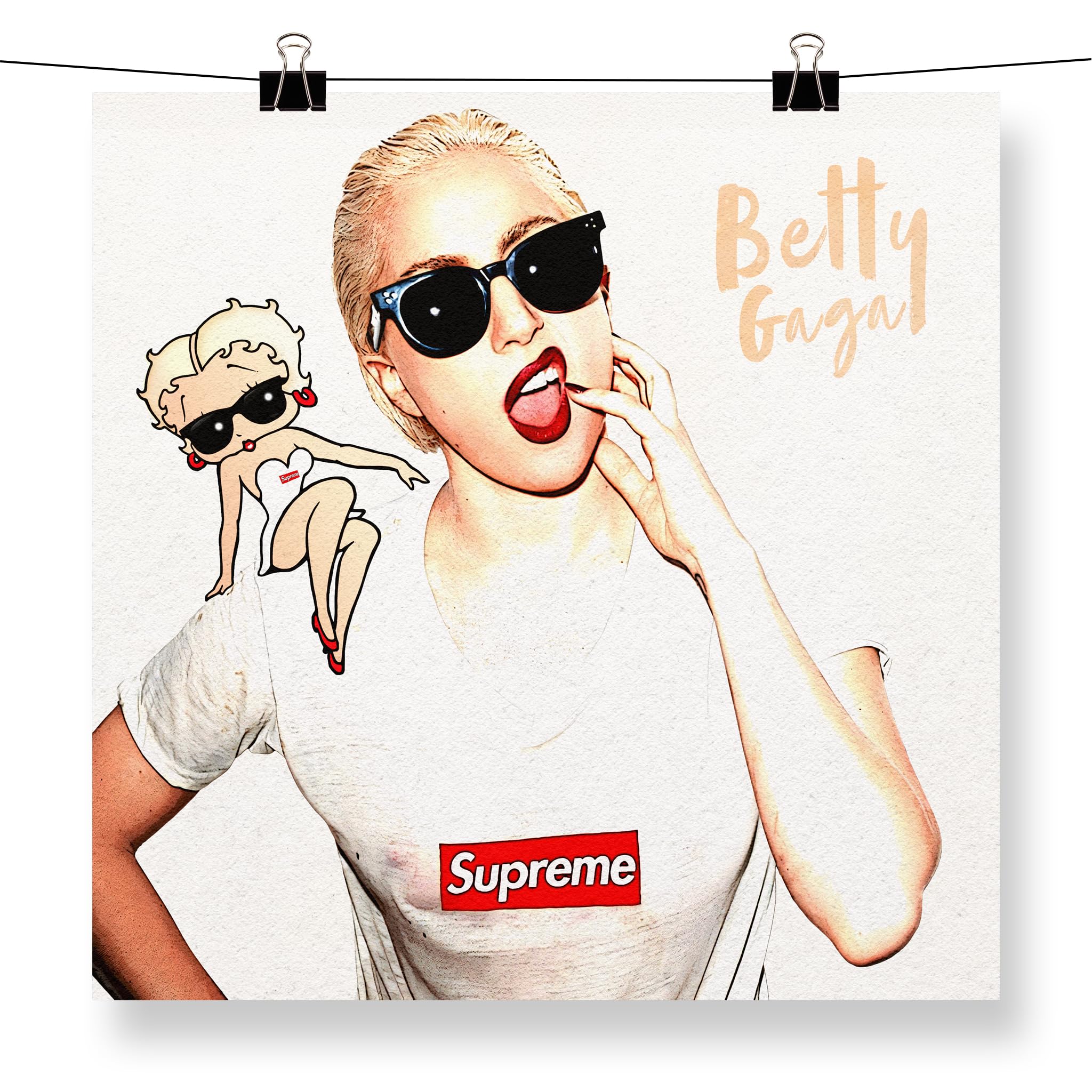 ★★【希少】Supreme シュプリーム レディ・ガガ ポスター ★★ Supreme/ Lady Gaga Poster | Owl Of Orchard™️