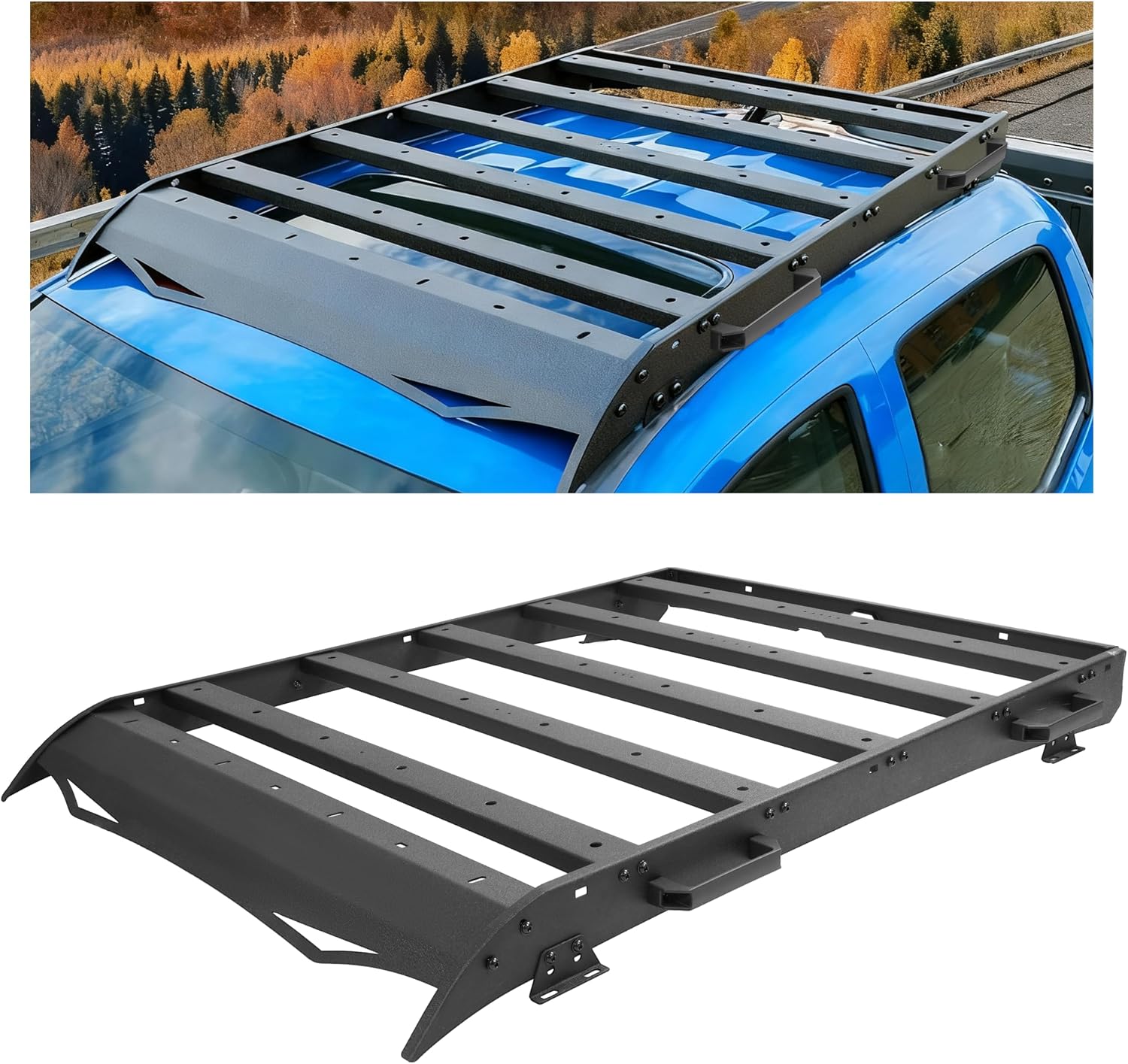 KUAFU Top Roof Rack for 2005–2023 Toyota Tacoma Double Cab
