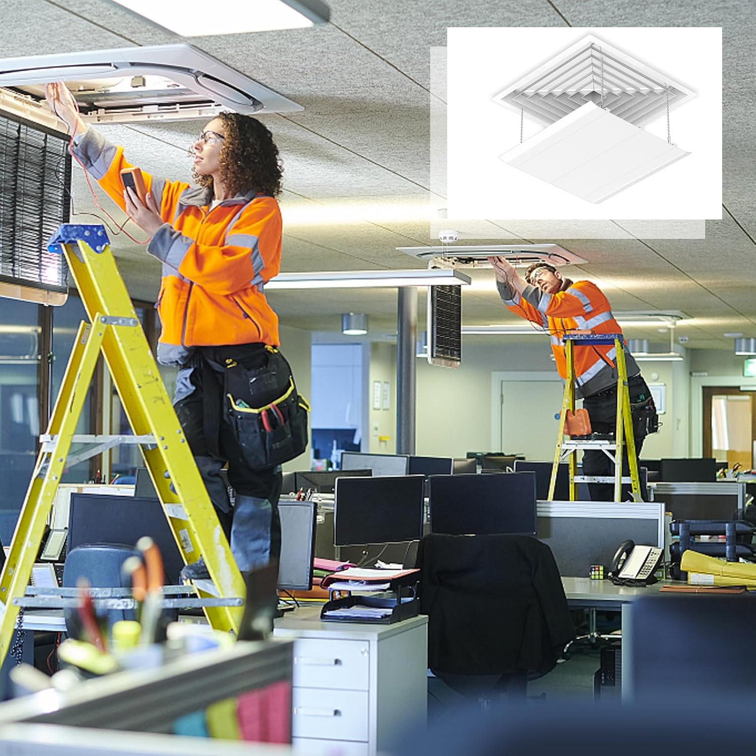 Garneck 1pc Air Conditioner Windshield Air Conditioner Accessory Vent Cover Window Vent Deflector Anti Office Accessories Home Air Deflector Road Sign Plastic Steel White Multifunction