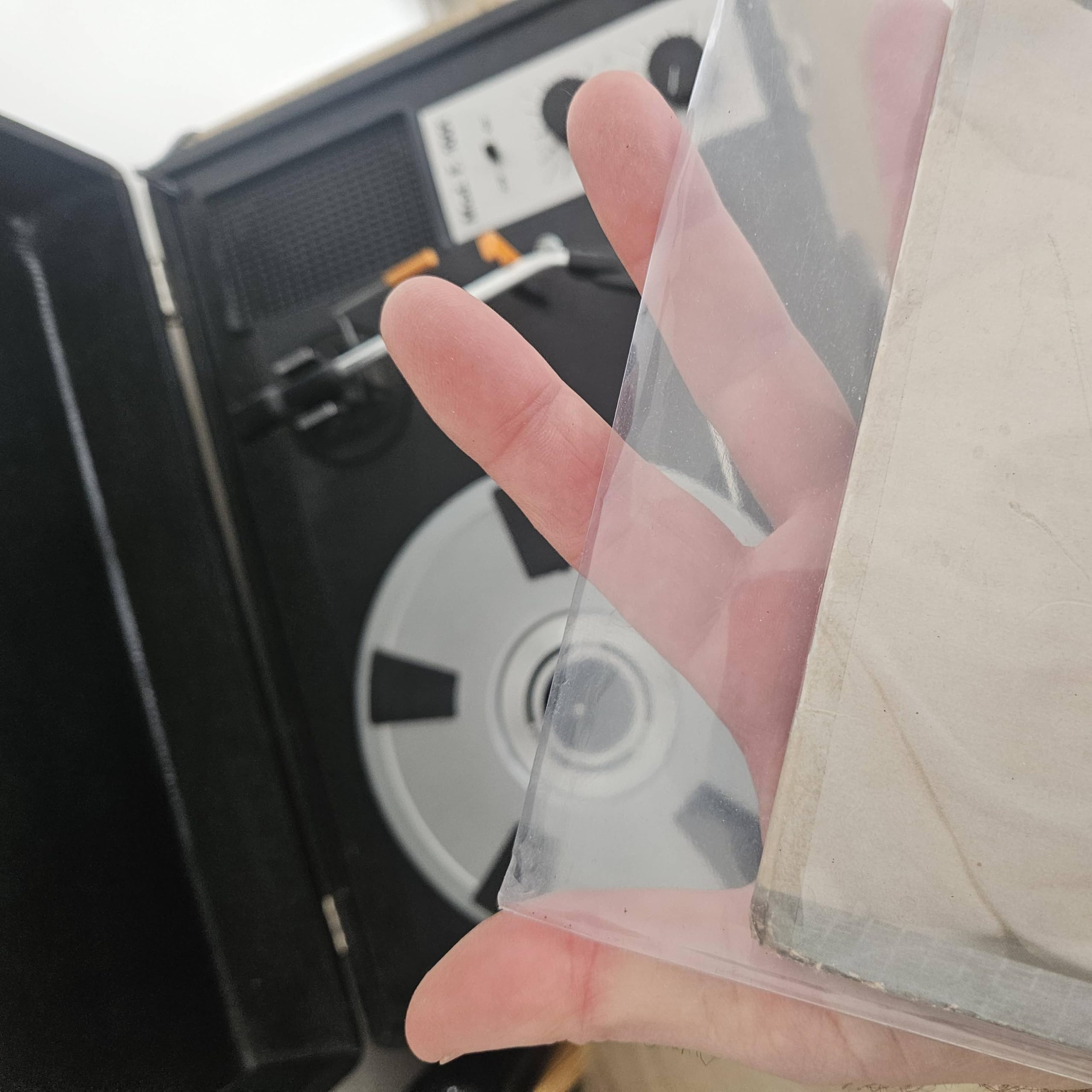Sobres para discos de vinilo de 12 pulgadas (33 rpm), cubiertas protectoras transparentes (100 unidades)