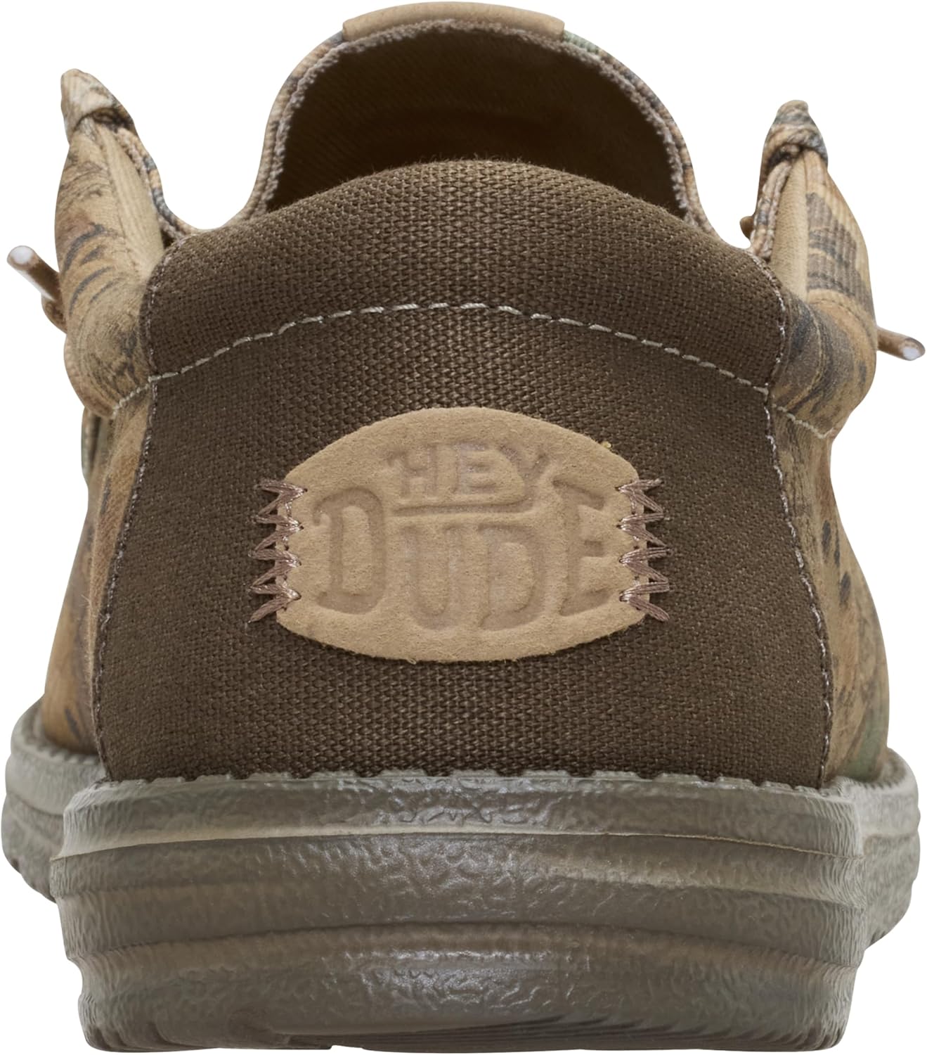 HEYDUDE Men's Wally Realtree Advantage Classic Slip On Shoe | Lightweight Slip On with Elastic Laces