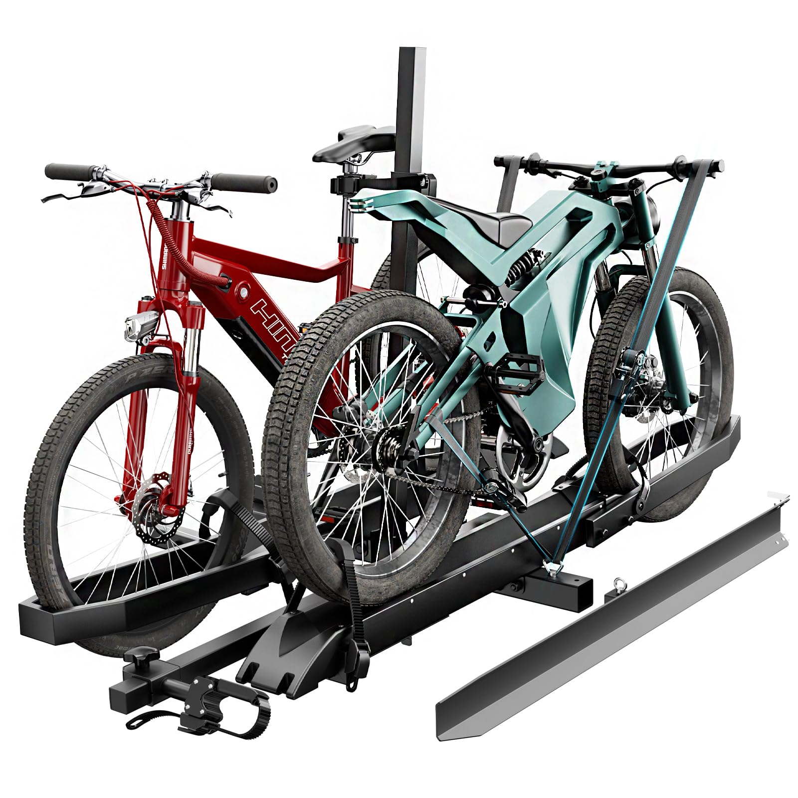 Ebike Racks For Tow Hitch Bike YZONA EBike Rack With Ramp, 200