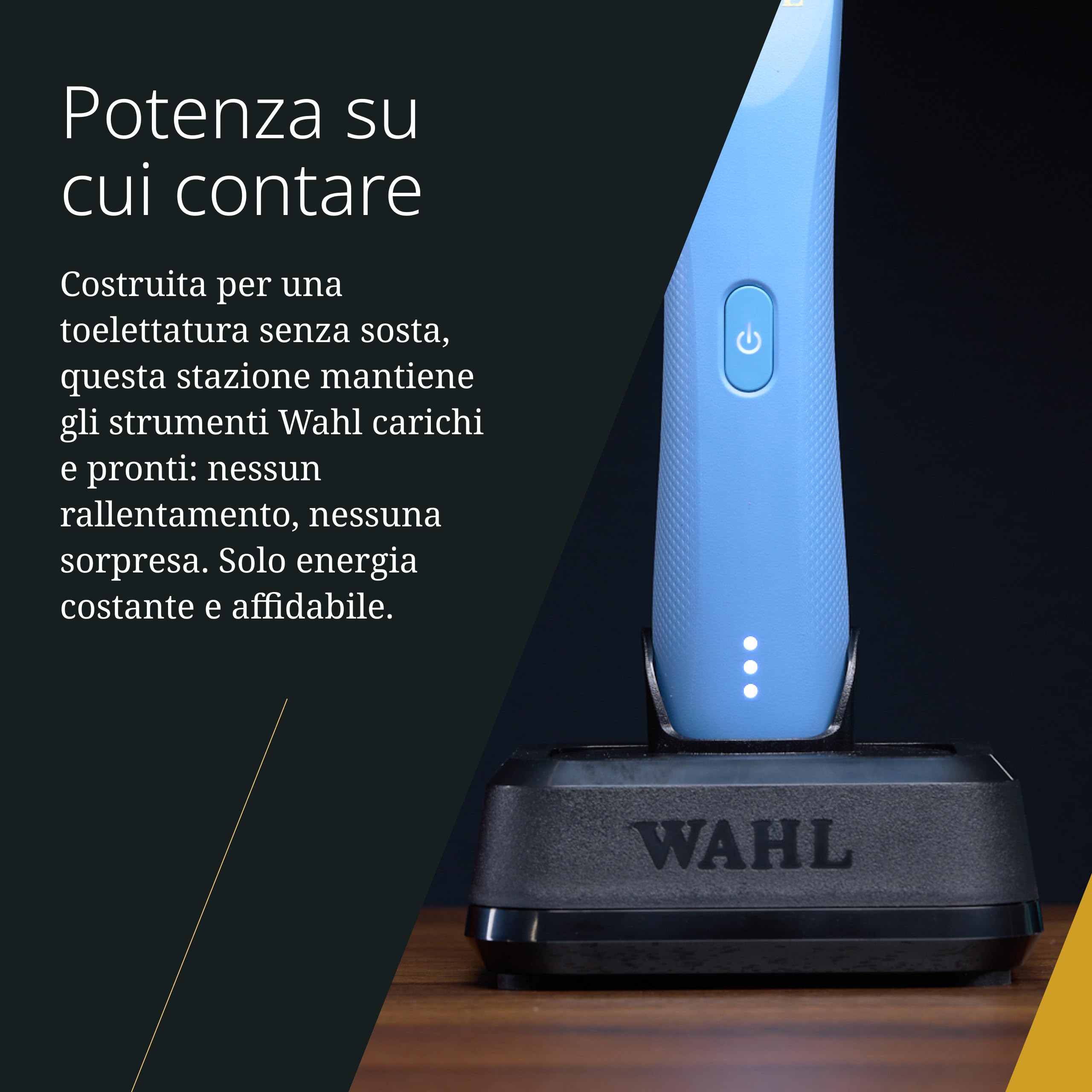 Wahl Power Station, Caricatore USB per Utensili Wahl e Dispositivi USB-C | Caricatore USB per Utensili Wahl 5 Star e Dispositivi USB-C, Ricarica fino a Tre Utensili, Sei Inserti Personalizzabili