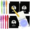 BONNYCO Invisible Ink Pen and Notebook, Pack of 8 Party Bag Fillers for Kids. Party Favours Boys and Girls, Pinata Toys. Birthday Stocking Fillers Kids, Classroom Prizes for School, Children Gifts