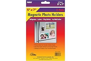 Pioneer 606807 Freez-A-Frame Photo Albums: 5x7 Magnetic Photo Frames for Refrigerator