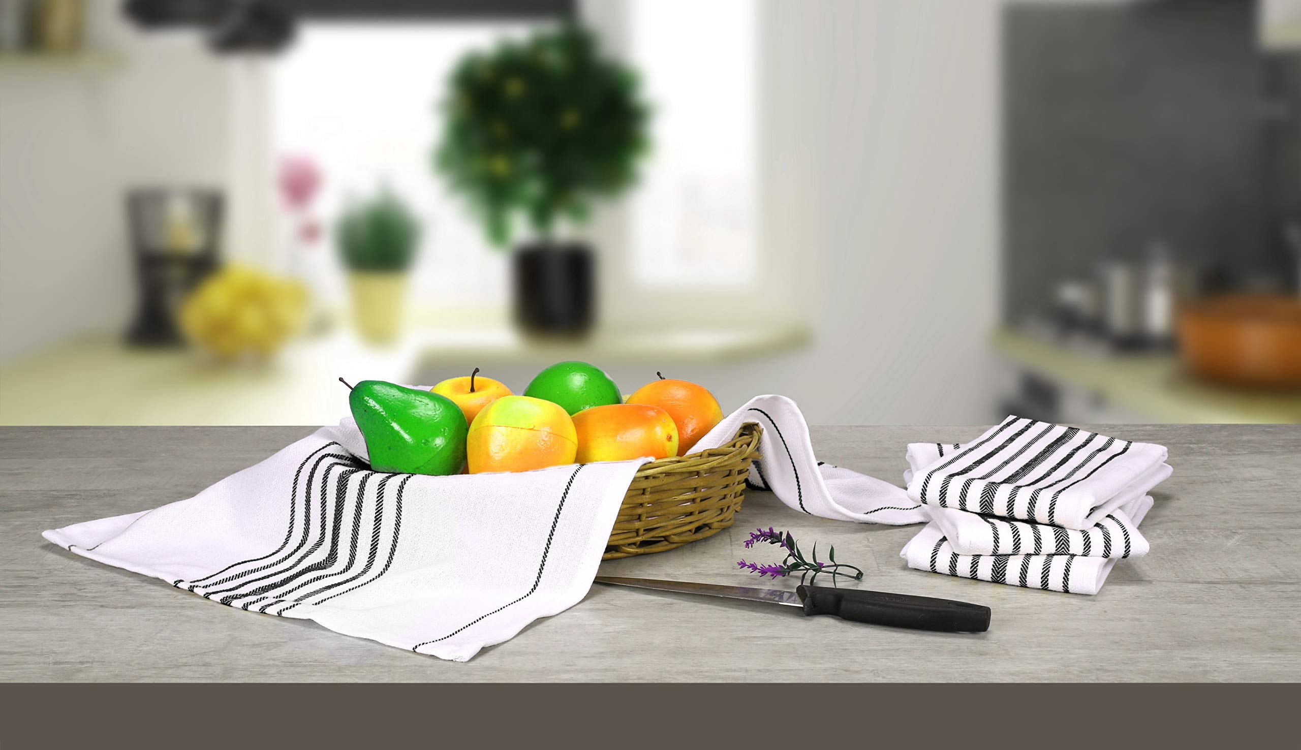 Native Fab Set Da Cucina 10 Pezzi In Cotone 100% – Guanti Da Forno, Presine, Strofinacci E Asciugamani, Morbidi E Assorbenti