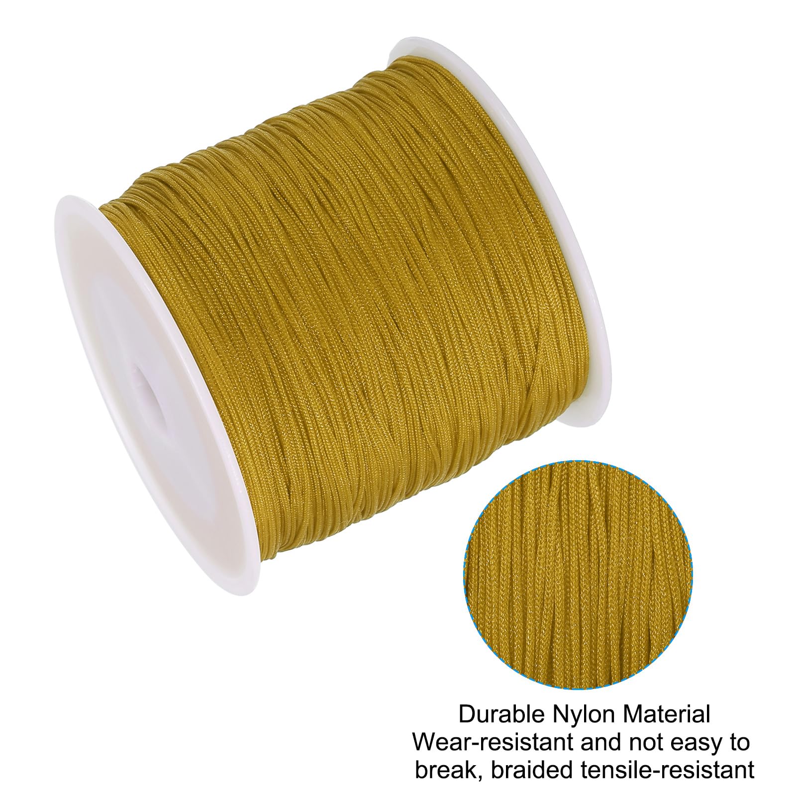 PATIKIL 0.8mm x 109 Yard Nylon Satin Cord - Image 4