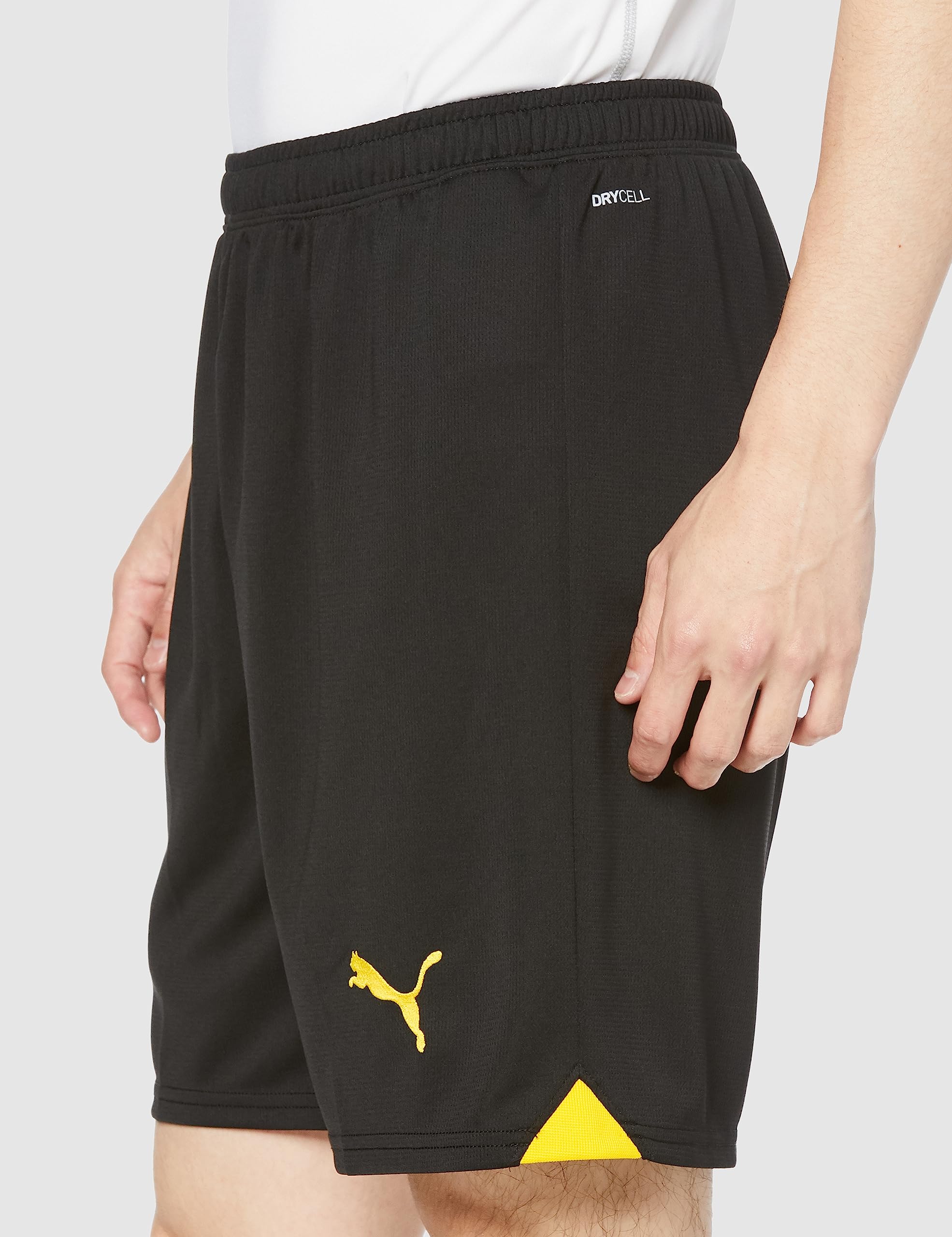 BVB Borussia Dortmund Official Shorts Unisex Puma Shorts XXL, Black-cyber Yellow - Image 3