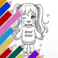 Creative Coloring Pages Cute Girls