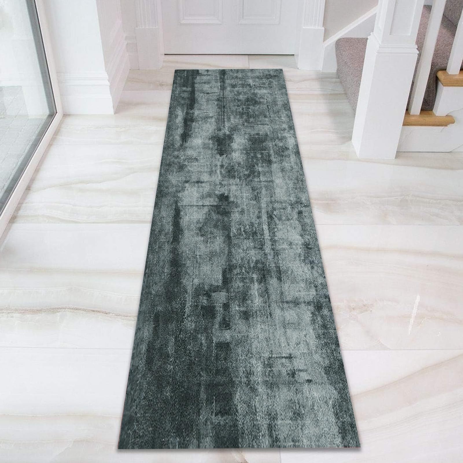 Tapis de couloir antidérapant violet pour entrée, longueur personnalisée, 100 cm à 6 m, tapis de cuisine durable et élégant - 80 x 150 cm