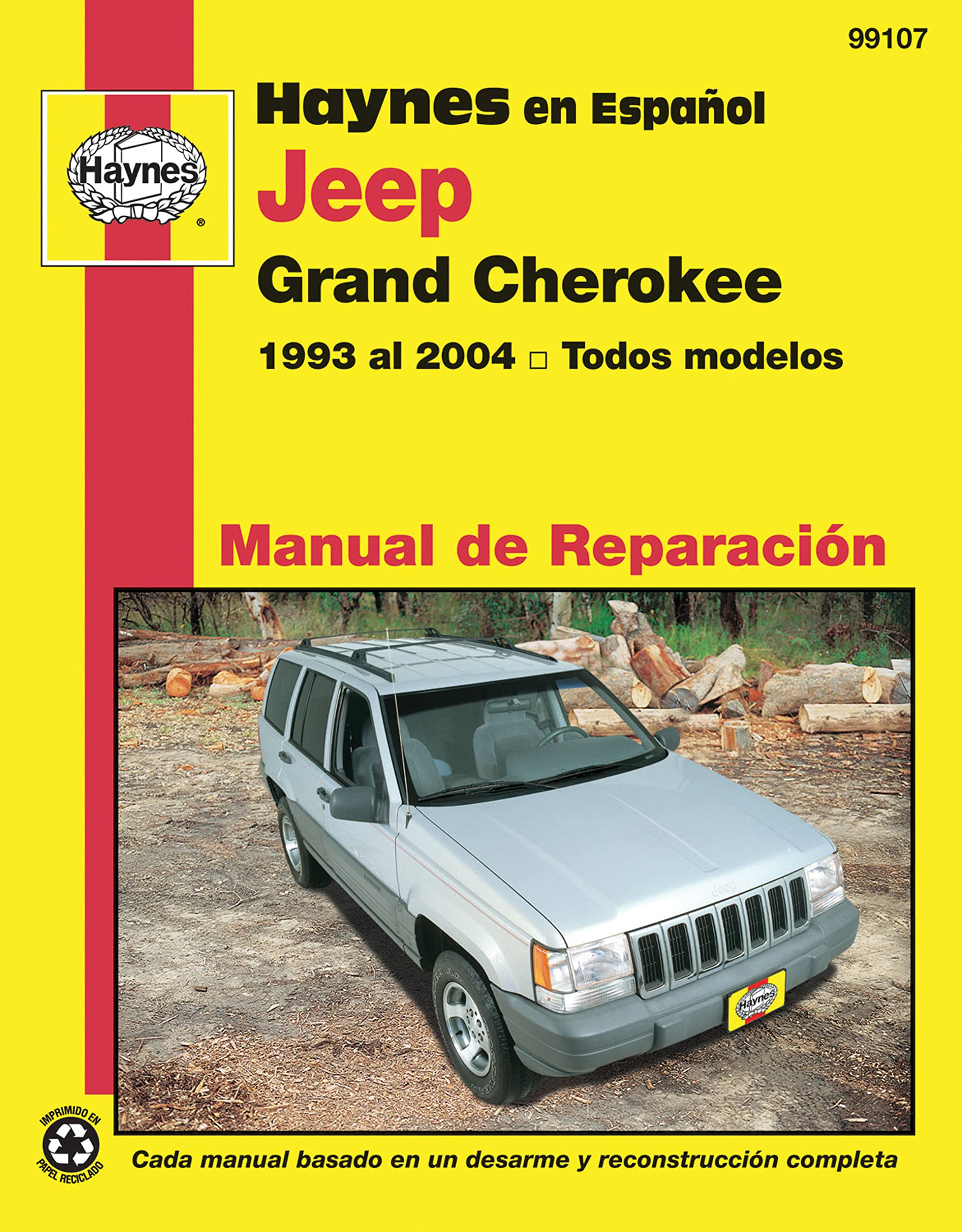 Haynes en Espanol Jeep Grand Cherokee: 1993 al 2004 todos modelos