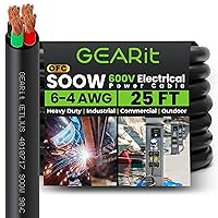 Vista 23 de GearIT Cable de alimentación portátil 14/4 14 AWG (100 pies – 4 conductores) SOOW 600V calibre 14 cable eléctrico para motor, luces portátiles