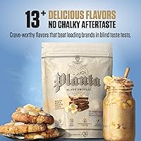 Vista 6 de Ambrosia Planta - Polvo de proteína a base de plantas 20g Polvo de proteína vegana sin lácteos con aminoácidos BCAA Apto para dieta cetogénica