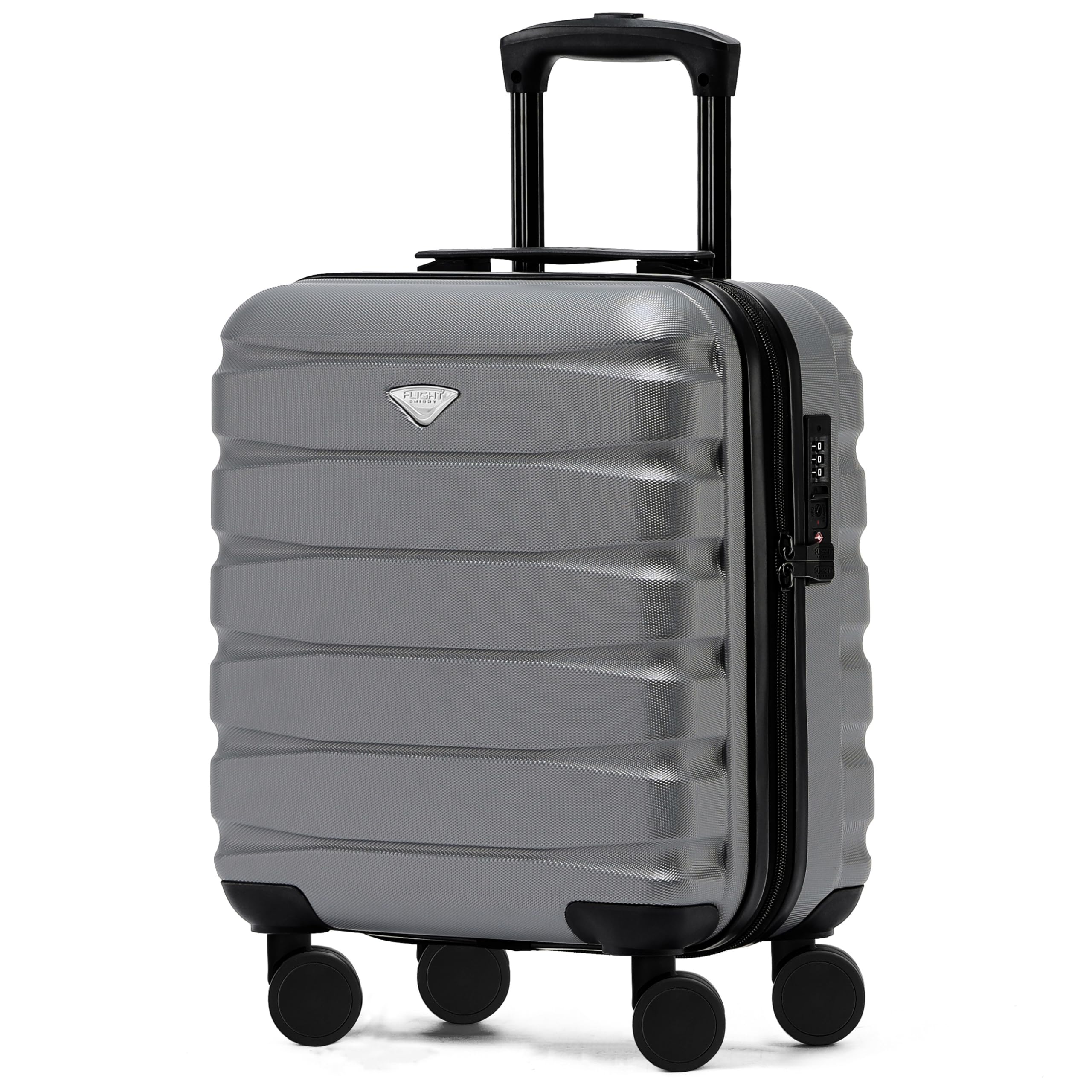 Flight Knight Lightweight 4 Wheel ABS Hard Case Medium Suitcase Approved for Over 100 Airlines Including easyJet, British Airways, Ryanair, Jet2, Emirates & Many More - Check-in Medium Size 25" — view 75