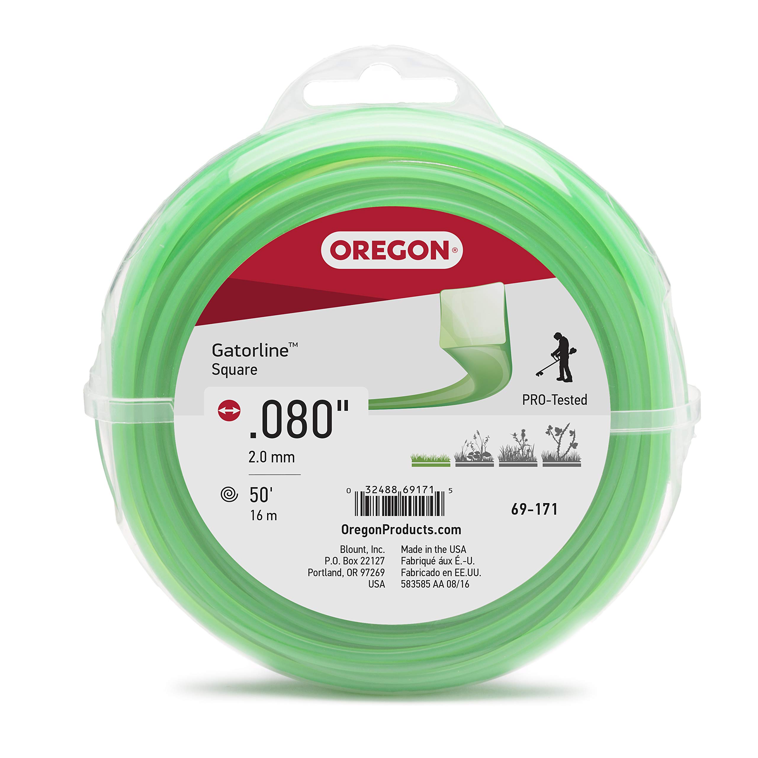 鮎 G-LINEⅡ 0.25 Amazon.com : Oregon 69-171 Gatorline Coil of .080-Inch-by-50
