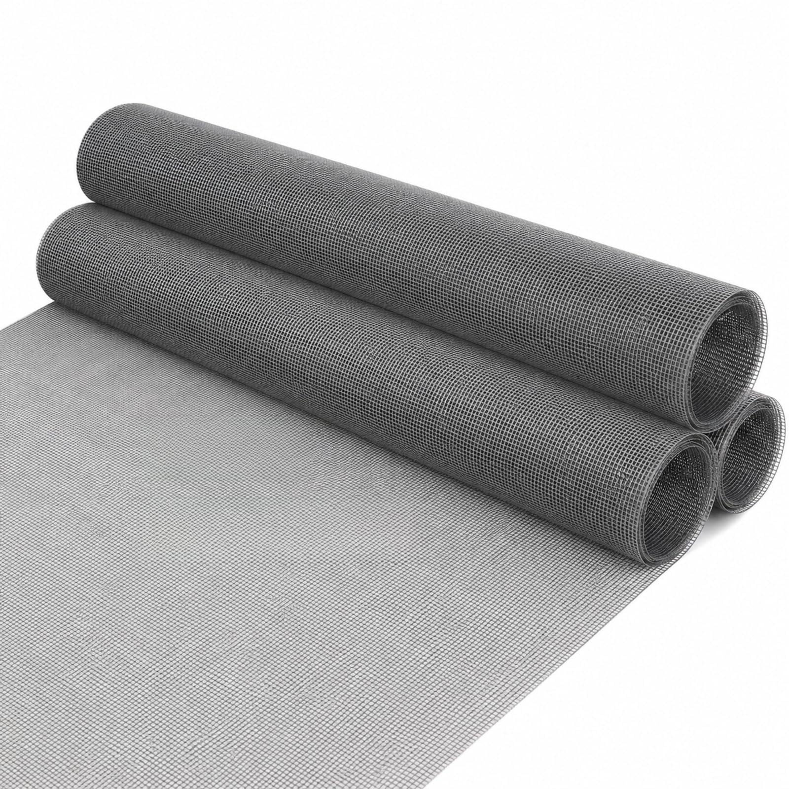 LDXDRU 3 Pack Window Netting for Insects, 120cmx5M Bug Net for Windows