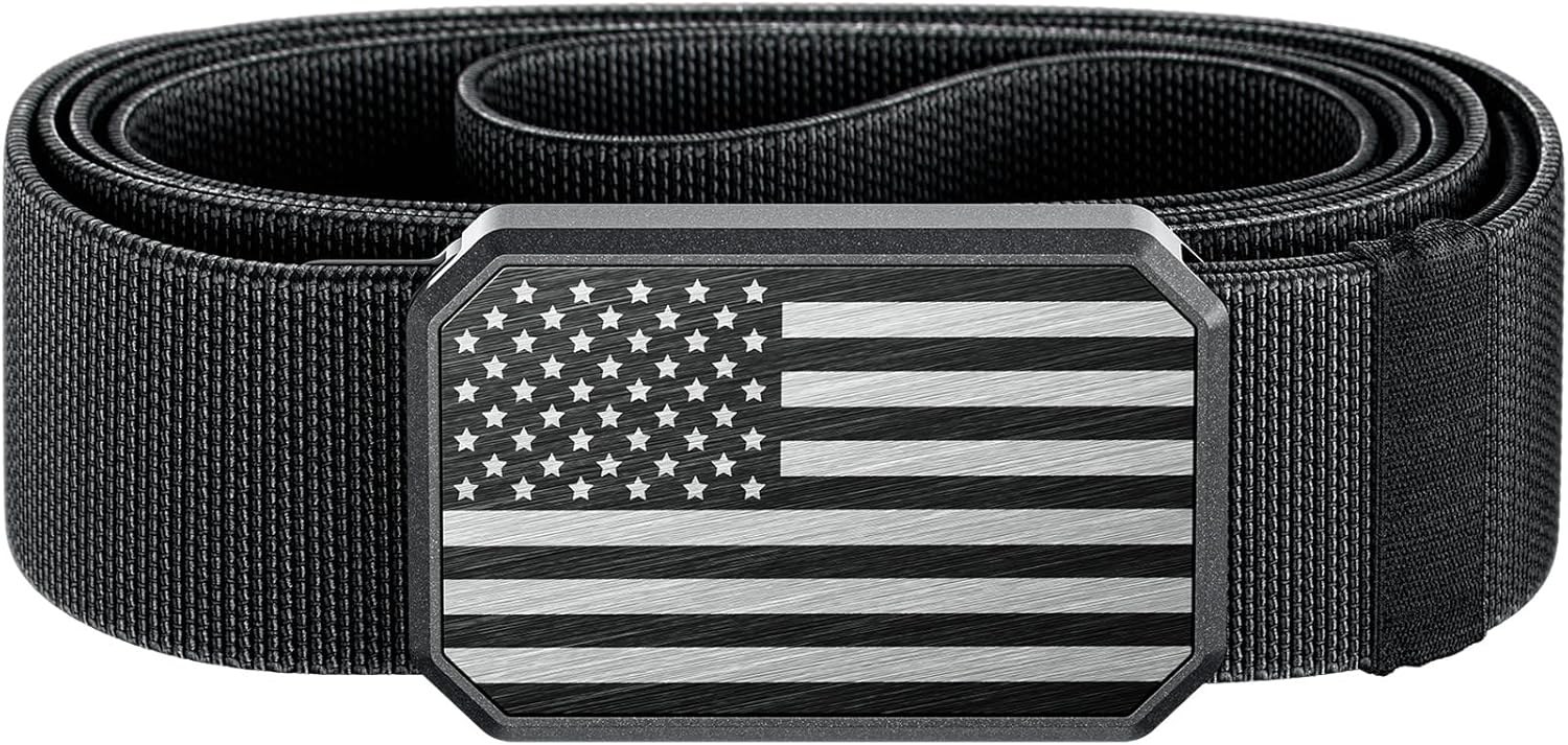 Groove Life Groove Belt OG - Men's Work Belt - Stretch Nylon, Magnetic Buckle, Adjustable, Comfortable, Tactical, EDC