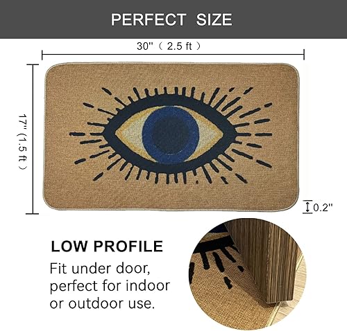 Miniatura 3 de Divertidos tapetes de bienvenida para interiores tapetes de bienvenida para entrada tapete de goma antideslizante absorbente resistente a la