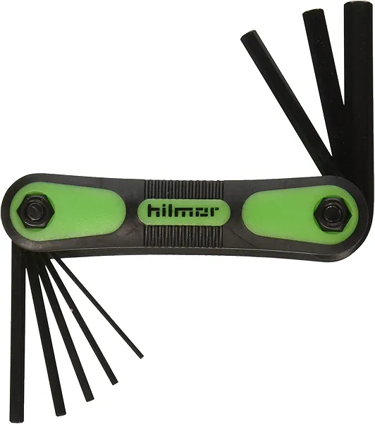 Hilmor 1891472 Hex Key Folding Set Metric