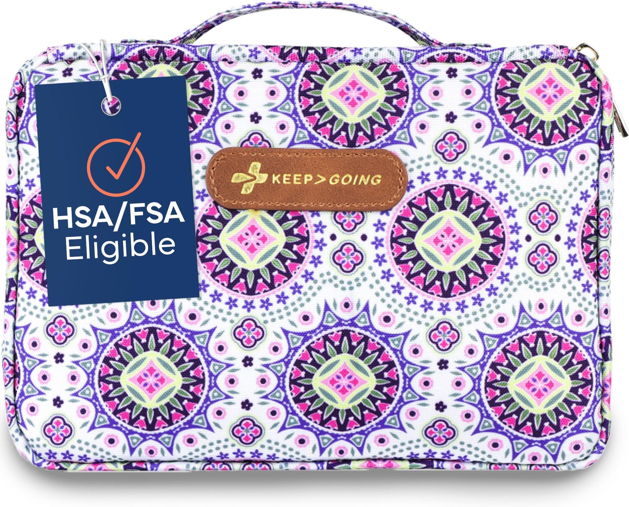 KeepGoing Large Home First Aid Kit for Kids - 270 Pc. (Boho)
