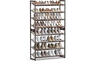 Heavy Duty 8-Tier Shoe Rack for Garage