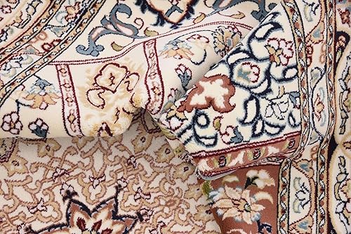 Miniatura 19 de Unique Loom Colección Narenj Adams - Alfombra rectangular (8 x 10 pies, color marfilborgoña)