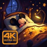 Mickeys Sleepy Time: 4K sleeping Screensaver for babies