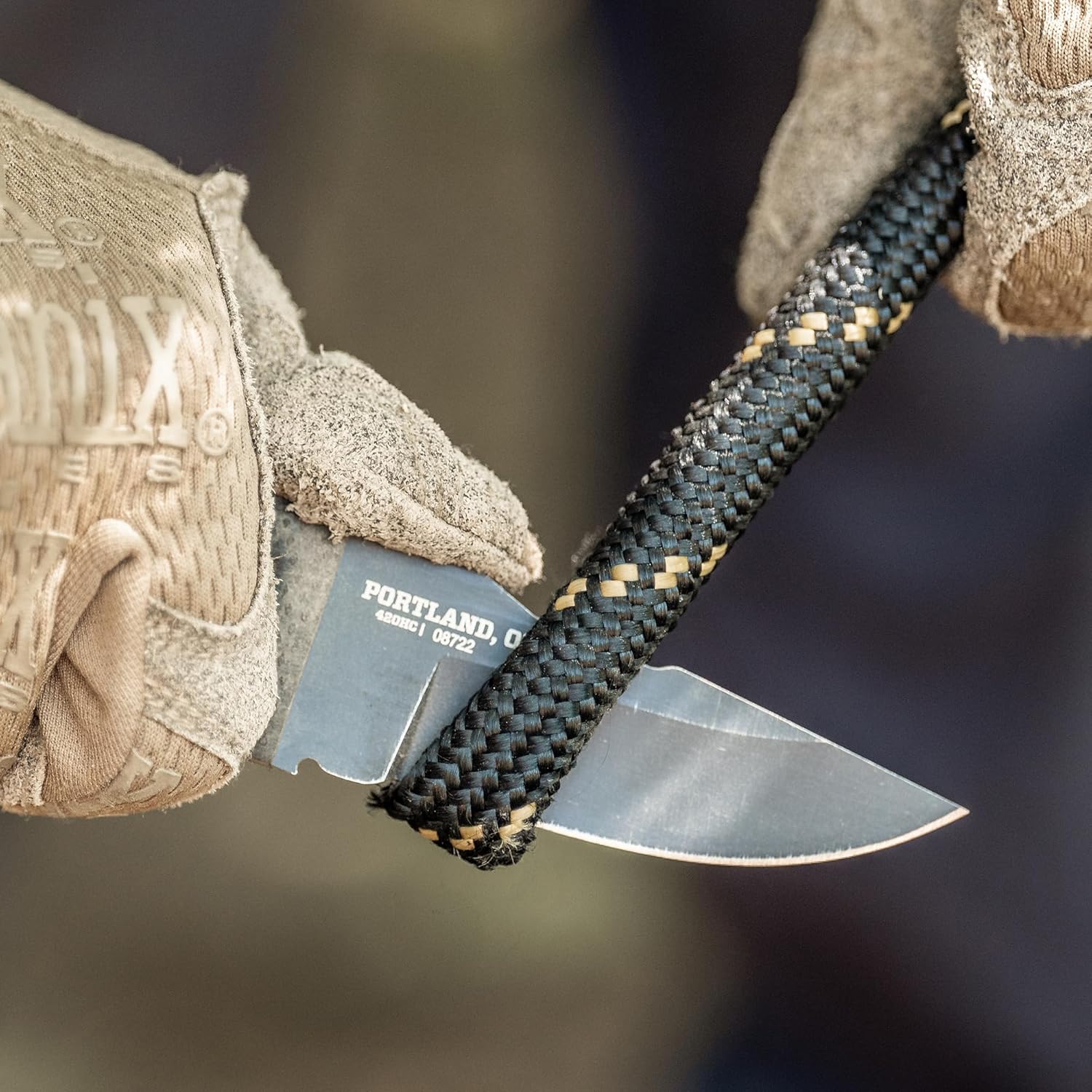 Gerber Gear Ghostrike Fixed 3.3" Blade Knife - 420HC Stainless Steel with Black Ceramic Coating, Diamond-Texture Grip, EDC, Modular Sheath, Made in USA