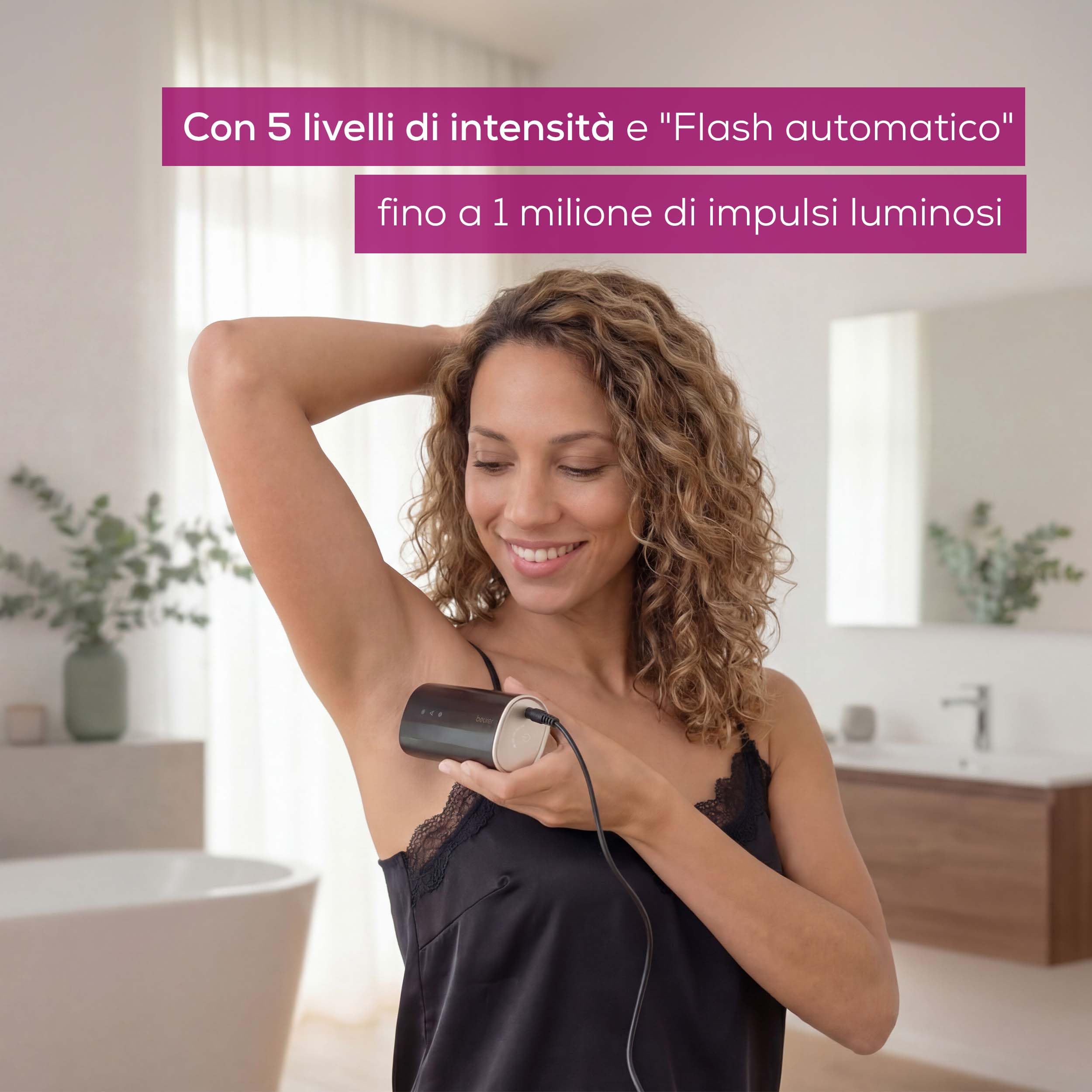 Beurer IPL 7800 COOL PRO Dispositivo di Epilazione aLuce Pulsata con Effetto Raffreddante per un'Applicazione Piacevole e Fresca Sulla Pelle