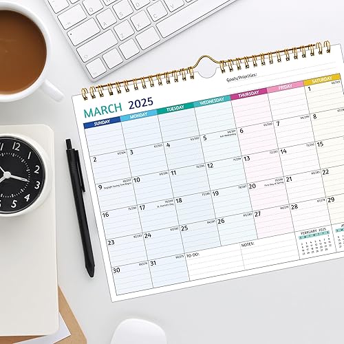 Miniatura 7 de Calendario de pared 2024-2025  Calendario de 2 años 2024-2025, 8.5 x 11 pulgadas, enero 2024 a diciembre 2025, calendario 24 meses, calendario