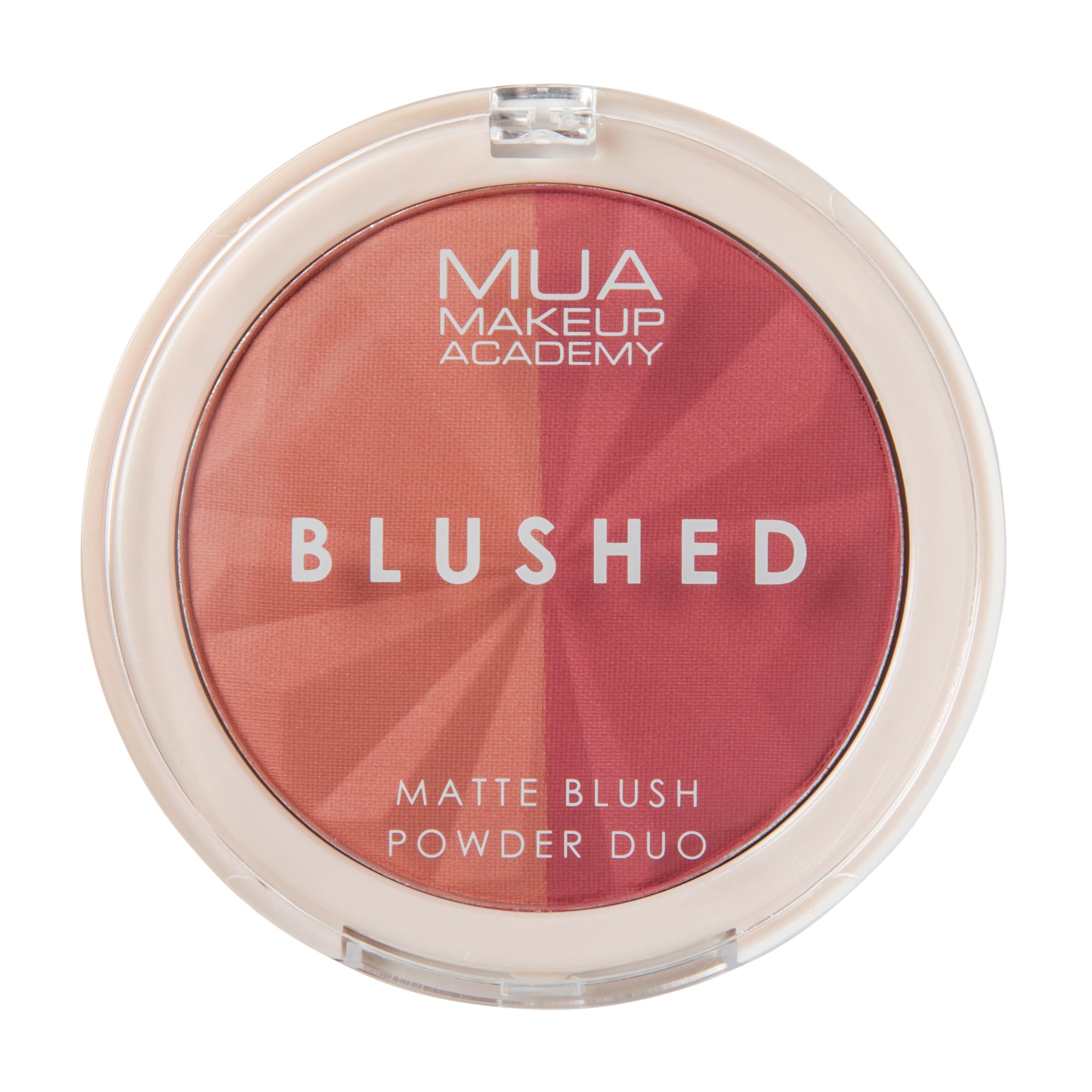 MUA Makeup Academy Blushed Duo, Ginger, Powder Blusher for Cheeks, Face & Eyes - Vegan & Cruelty Free (Pack of 1)