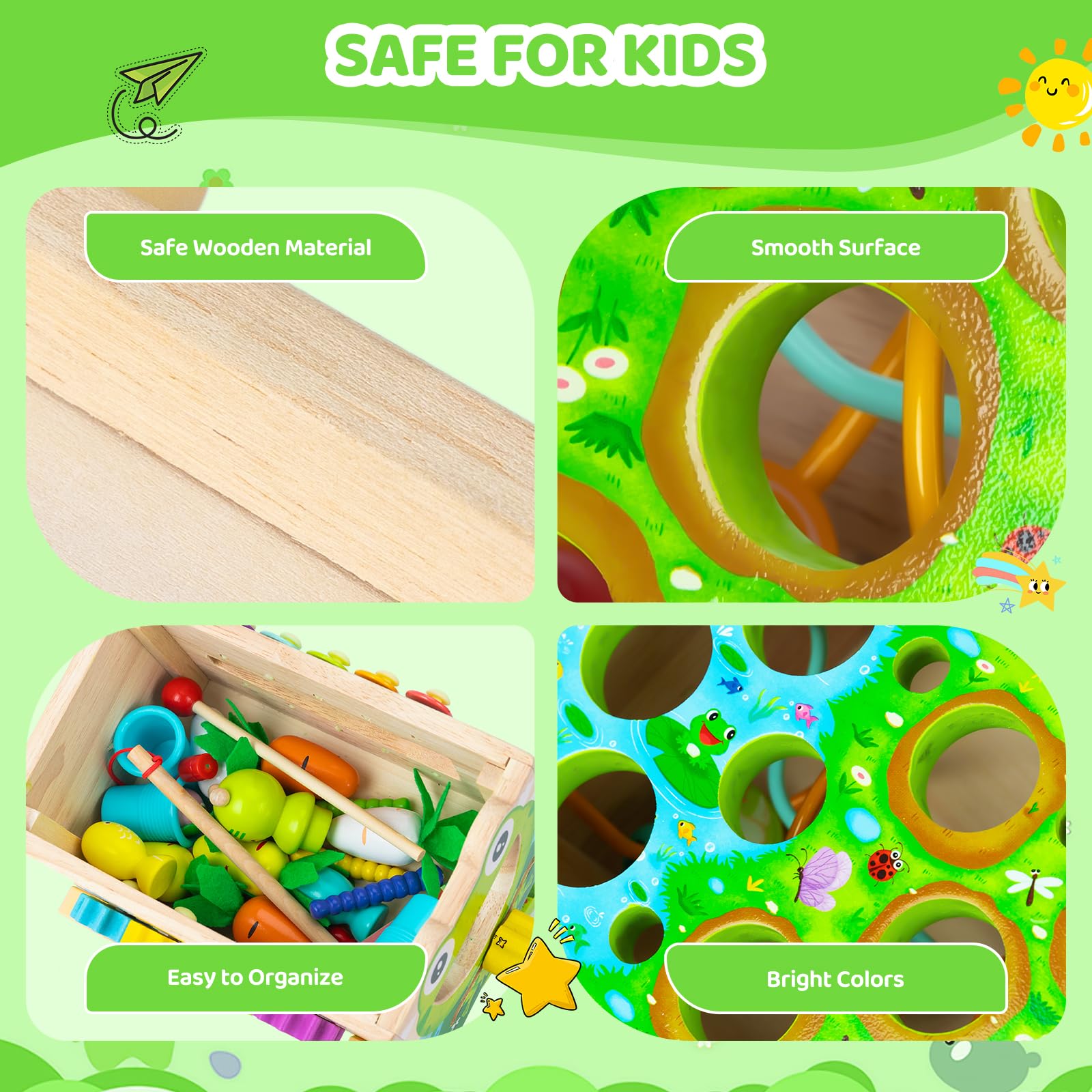 Montessori Año Juego Montessori En Para Niños 1-4 Años