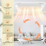 Peviasot Chauffage infrarouge 770 W, plafonnier LED, Wifi/App, télécommande - 5