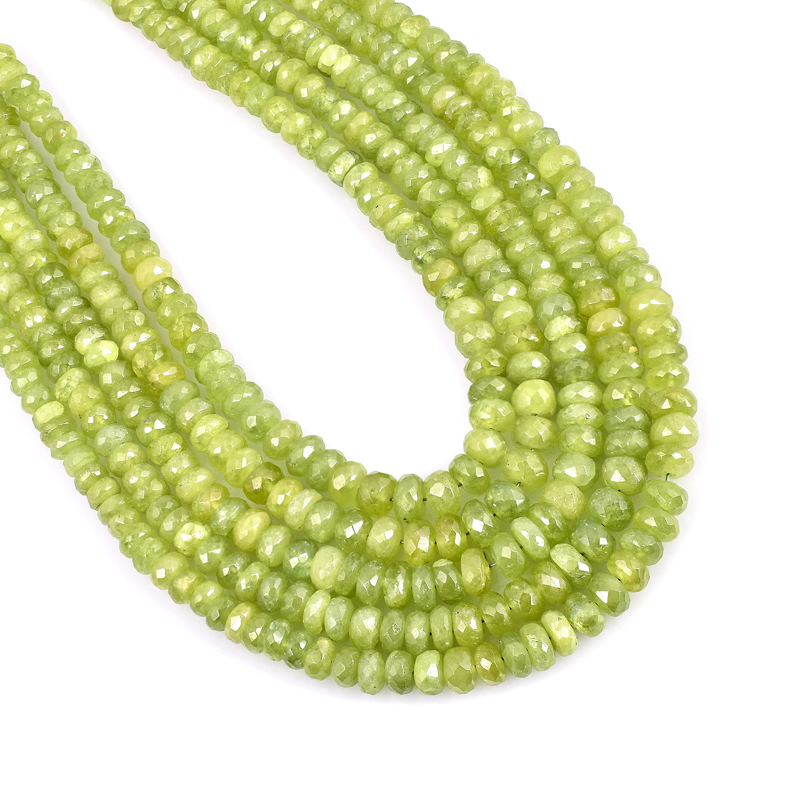 Sphene rondelle perles laches pour vos ateliers DIY de creation bijoux de vacances et d'ete