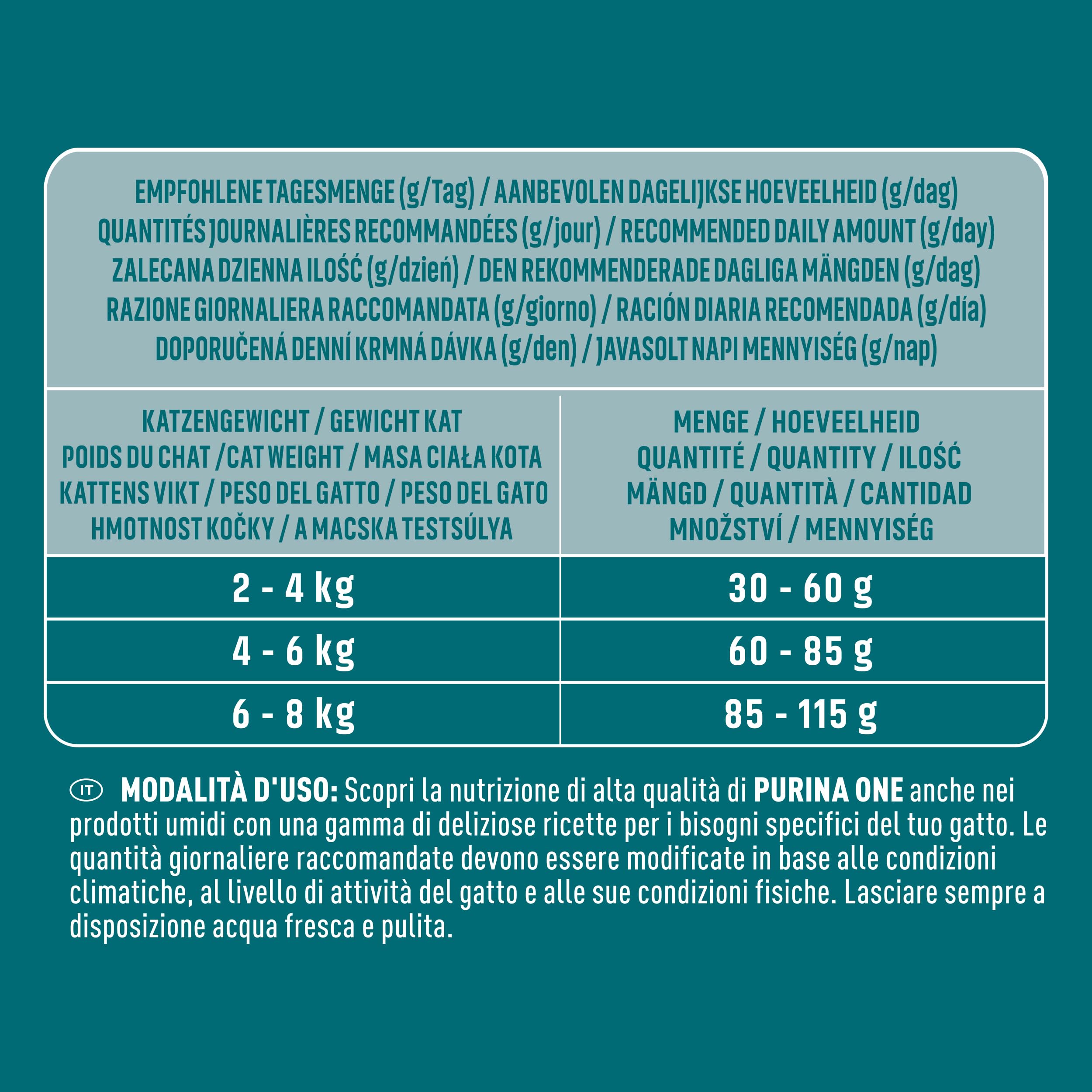 Purina One Bifensis Crocchette Gatto Adult Ricco in Salmone e Cereali Integrali 9.75 Kg