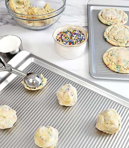 Miniatura 8 de Molde de lámina de acero aluminizado para hacer galletas de EE UU grande Gris