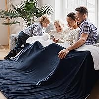 Vista 152 de Bedsure Manta de tamaño King de vellón sherpa para la cama, gruesa y cálida para el invierno, suave y mullida, grande, color lino, 108 x 90 pulgadas