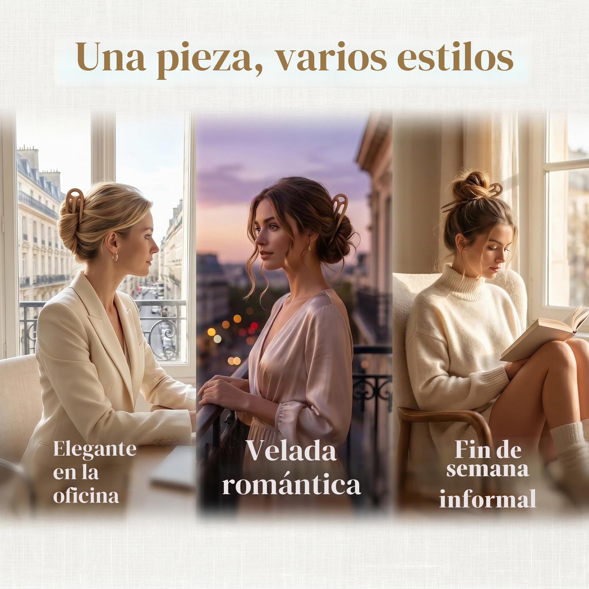 OSALADI Tortuga Francesa De Tres Clip De Horquilla Para El Cabello Horquilla De Madera Peine Lateral Para El Cabello Pinzas Para El Cabello Pinzas Para El Cabello Para