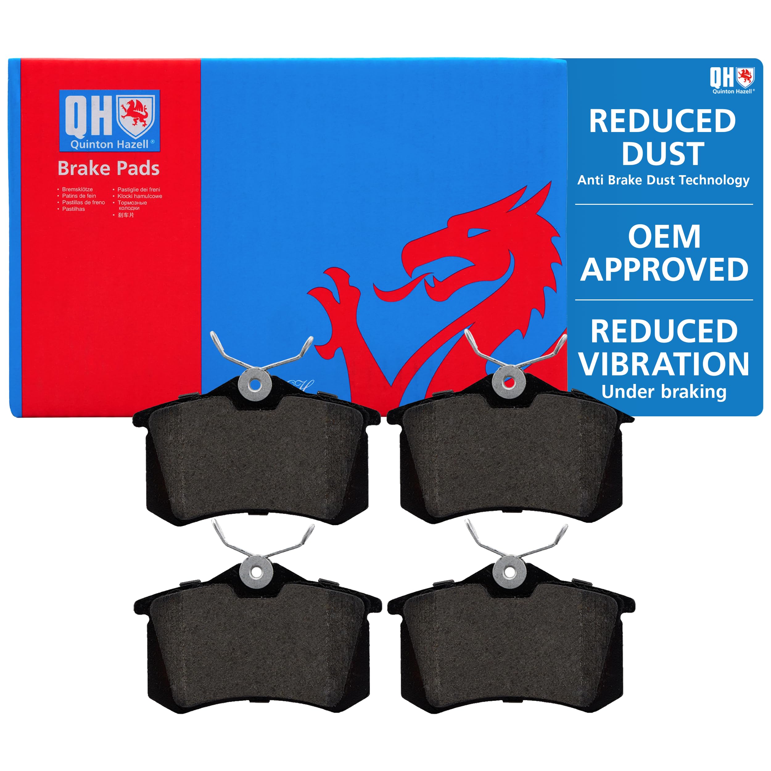 Brake Pad Set Rear For Renault Seat Skoda Vauxhall VW Audi MG DS Citroen Ford