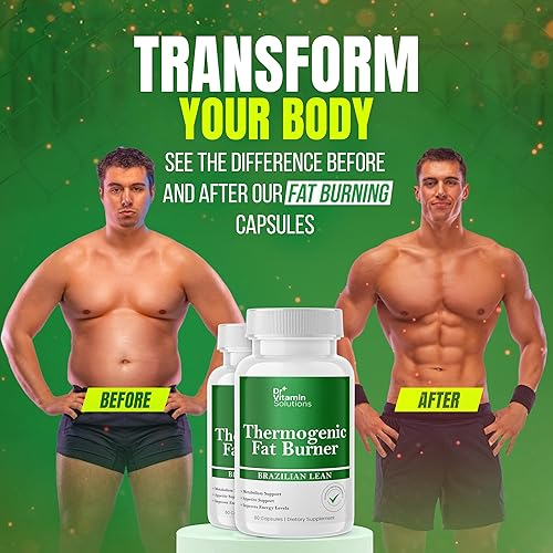 Miniatura 5 de DR VITAMIN SOLUTIONS Quemador de grasa termogénico para mujeres y hombres, supresor del apetito para perder peso, incluye extractos de té verde para